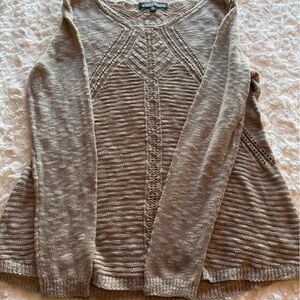 Almost Famous Taupe Knit Cardigan